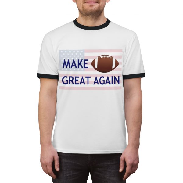 Make Football Great Again | USA Ringer Tee - Image 2