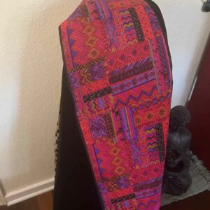 Retro Pink and Purple Scarf