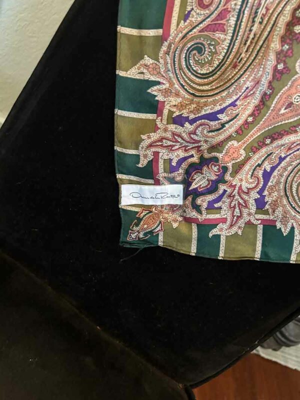 Osacr de la Renta - Vintage Silk Scarf - Image 2