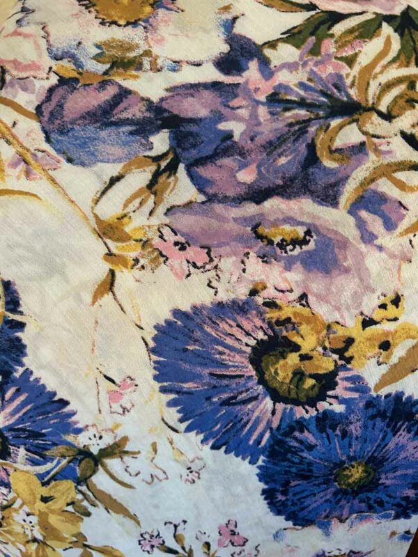 Whit Floral Chico's Scarf - Image 3